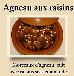 Agneau aux raisins