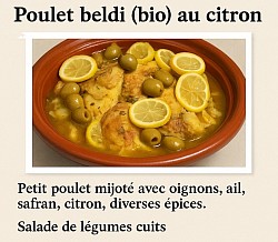 Poulet BELDI au citron