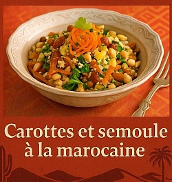 Carottes et semoule
