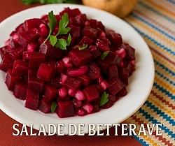 Salade de betterave rouge