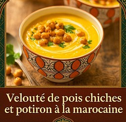 Velouté de pois chiches et potiron