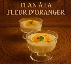 Flan à la fleur d’oranger