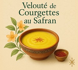 Velouté de courgettes au safran