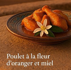 Poulet à la fleur d’oranger