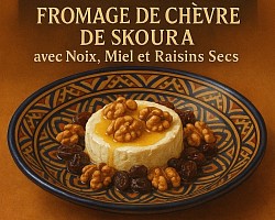 Fromage de chèvre de Skoura et miel