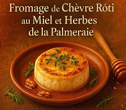 Fromage de chèvre rôti