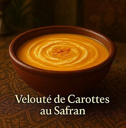 Velouté de carottes au safran