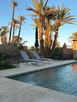Relax / Chaises longues au bord de la piscine