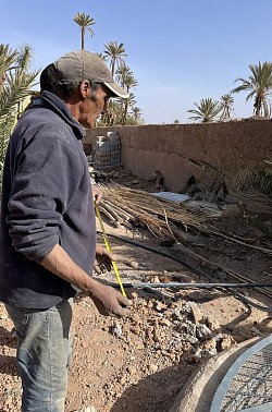 Beuchaïb, le garde des lieux durant les travaux