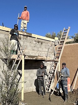 L’équipe de maçons Berbères de Ghasat