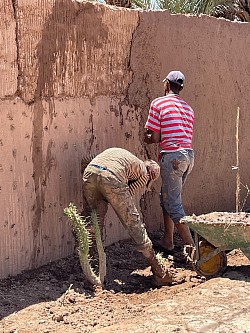 Pose du tamelaste par Mohamed