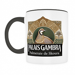 Mug recto-verso avec intérieur noir