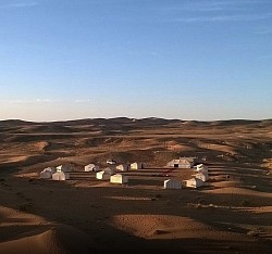 Bivouac dans le Sahara