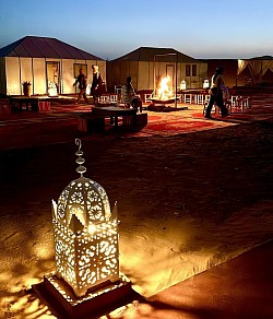 Bivouac dans le Sahara