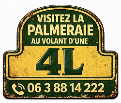 Panneau 4l palmeraie