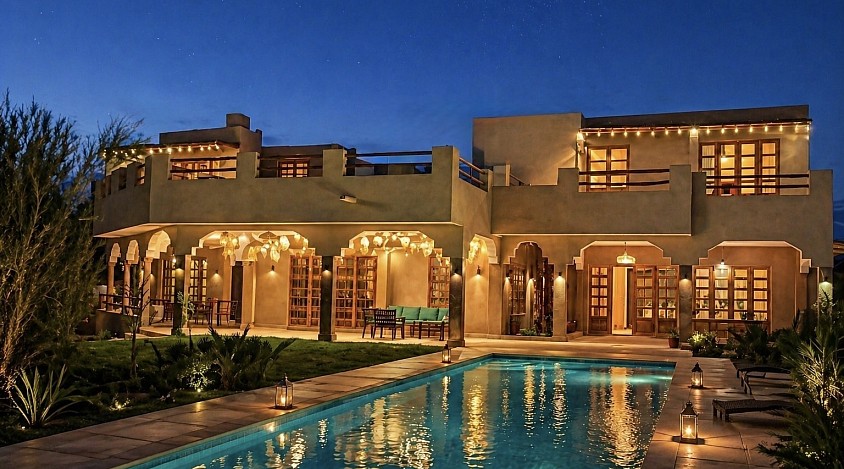 Palais Gambra, maison d&rsquo;h&ocirc;te avec piscine Skoura