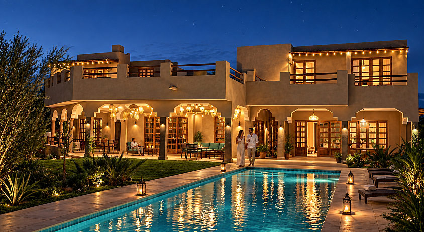 Palais Gambra, maison d&rsquo;h&ocirc;te avec piscine Skoura